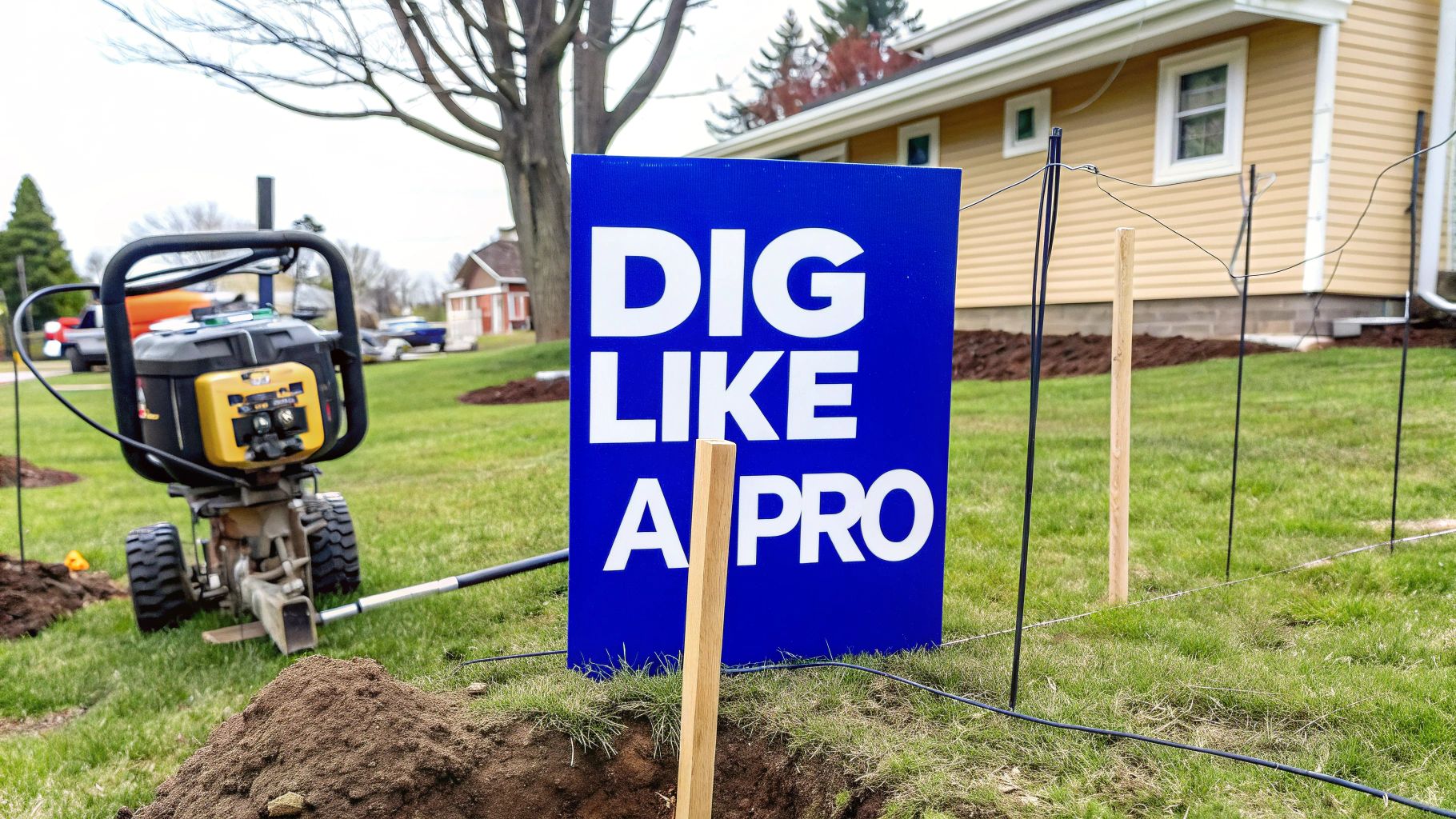 How to Dig a Fence Post Hole Like a Pro – hydrovac attachment